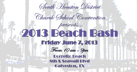 Tell Your Friends about the 2013 Beach Bash!